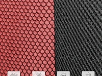 Universele zetelhoes set voor bestelwagens rood - afbeelding 1 van  5