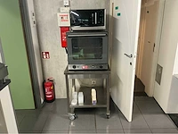Unox heteluchtoven,microgolf en inox tafeltje xf 030 heteluchtoven - afbeelding 1 van  4