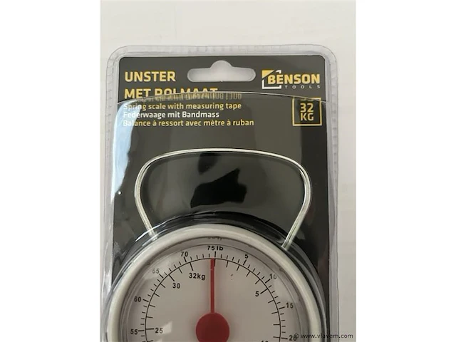 Unster met rolmaat 32kg - afbeelding 2 van  2