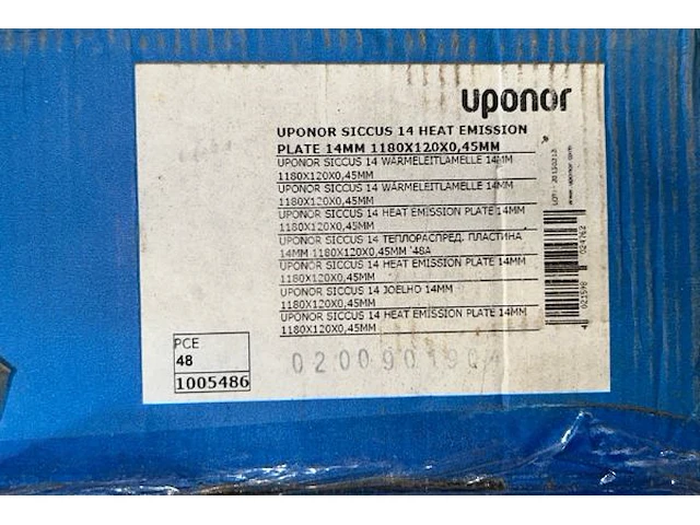 Uponor warmteafgifteplaat - afbeelding 6 van  6