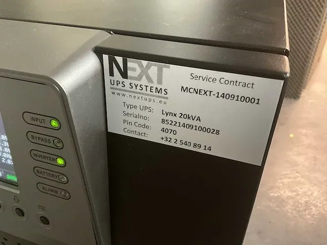 Ups systeem next lynx 20kva - afbeelding 3 van  8