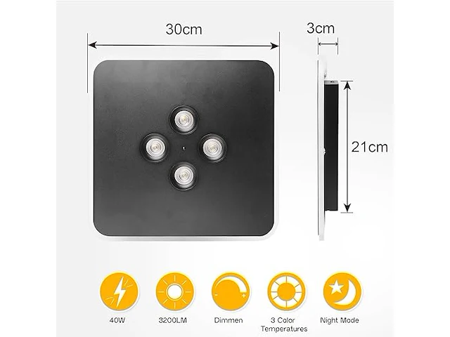 Uring led-plafondlamp - afbeelding 5 van  5