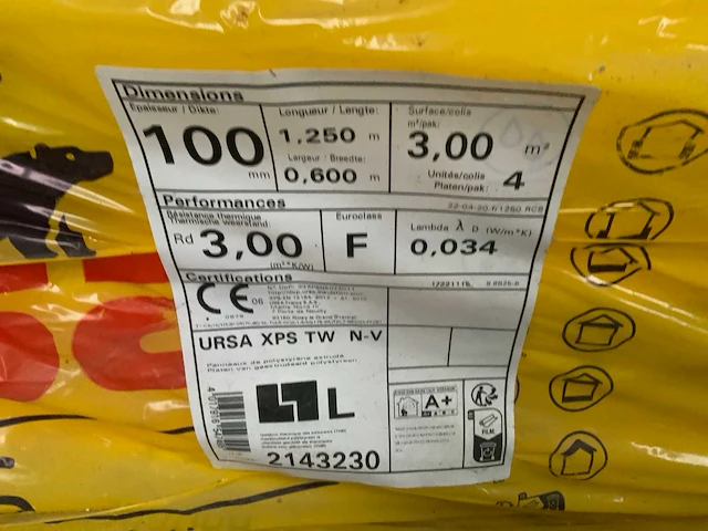 Ursa xps pak gewafelde isolatie (25x) - afbeelding 4 van  7