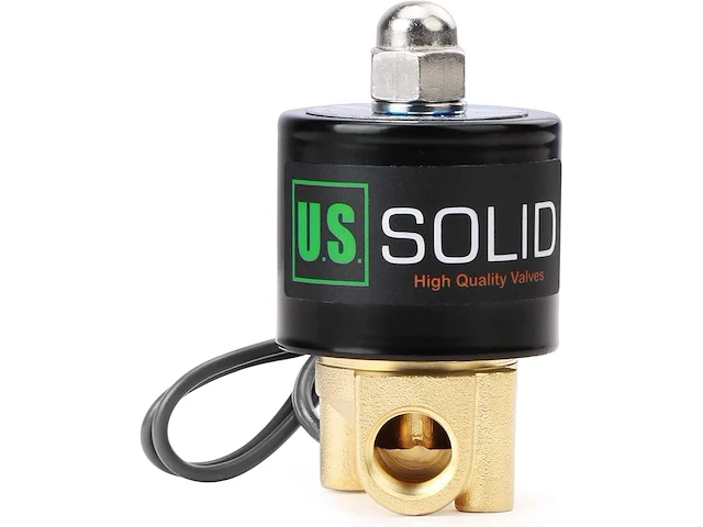 U.s. solid 1" g 24v dc messing magneetventiel - afbeelding 1 van  5