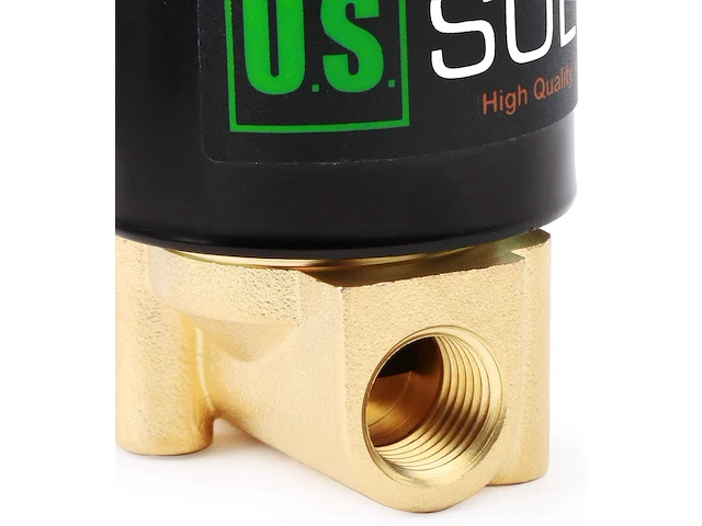 U.s. solid 1" g 24v dc messing magneetventiel - afbeelding 3 van  5