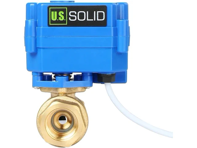U.s. solid 1/2" gemotoriseerde kogelkraan - afbeelding 1 van  3