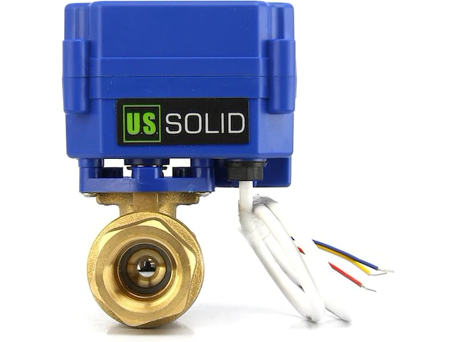 U.s. solid 3/4" motorkogelkraan messing - afbeelding 1 van  7