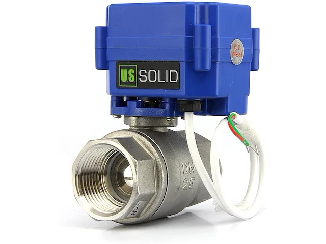 U.s. solid gemotoriseerde kogelkraan 1/4 " - afbeelding 1 van  5