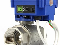 U.s. solid gemotoriseerde kogelkraan 1/4 " - afbeelding 1 van  5