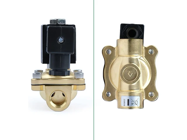 U.s. solid magneetventiel messing g 3/8" - afbeelding 2 van  4