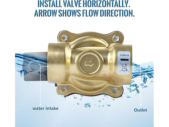 U.s. solid magneetventiel messing g 3/8" - afbeelding 3 van  4