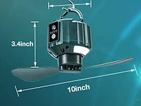 Usb-campingventilator - afbeelding 2 van  3