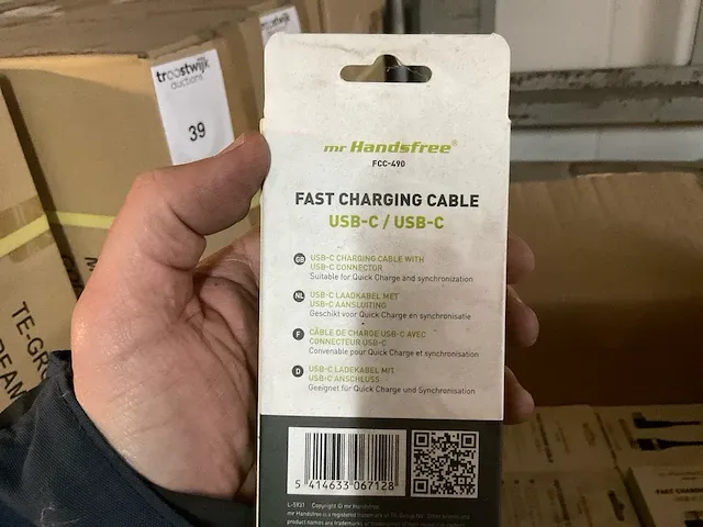 Usb-c/usb-c kabel (18x) - afbeelding 3 van  3