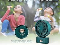 Usb tafelventilator groen - afbeelding 3 van  3