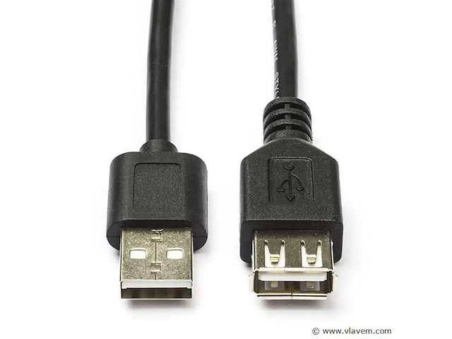 Usb verlengkabel ± 2 meter - afbeelding 1 van  1