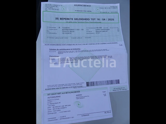 Utility pick-up 4x4 toyota hilux (2015-145.135 km) - vin ahtfr22g406111351 - afbeelding 22 van  30