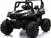 Utv 4x4 elektrische kinderauto 12v - 1 tot 6 jaar - rubberen banden - wit (nieuw) - afbeelding 1 van  7