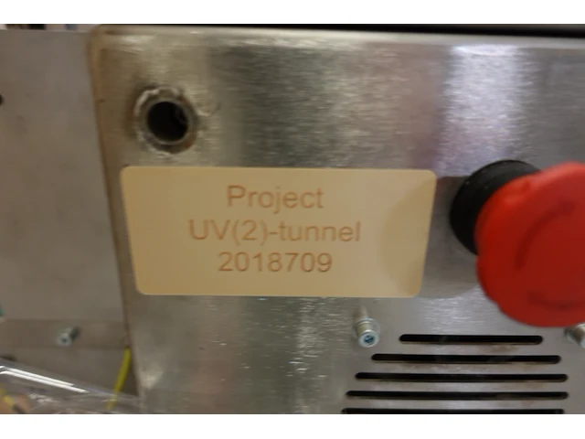 Uv2 tunnel machinery - afbeelding 4 van  6