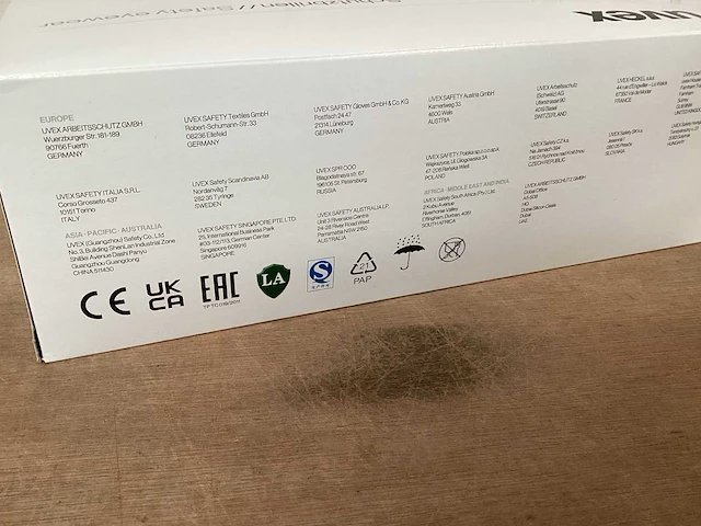 Uvex pheos veiligheidsbril anti fog (80x) - afbeelding 6 van  6