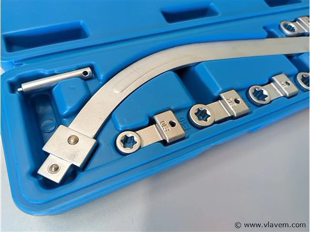 V-snaar trekkerset, spanrollen trekkerset 15 dlg - afbeelding 2 van  6