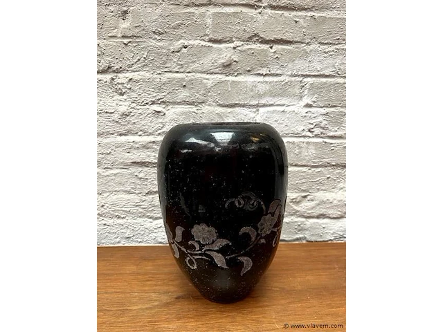 Vaas aardewerk h:26 cm - afbeelding 1 van  1