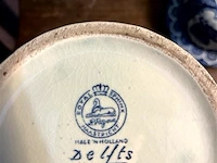 Vaas deksel delft blauw - afbeelding 2 van  2