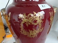 Vaas getekend paolo marioni ceramiche d,arte h- 72 cm - afbeelding 5 van  5