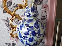 Vaas hubert bequet quaregnon handgeschilderd - afbeelding 2 van  4