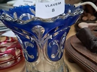 Vaas in gekleurd glas - afbeelding 1 van  1