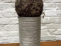 Vaas keramiek grijs h:25cm - afbeelding 1 van  1