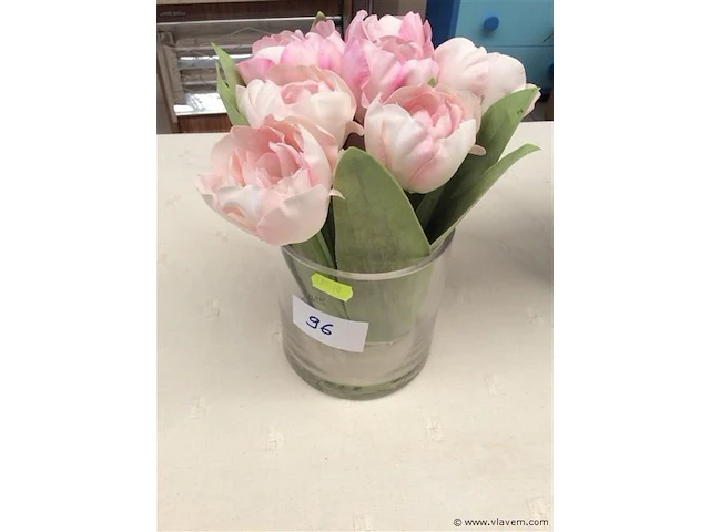 Vaas met bloemen - afbeelding 1 van  2