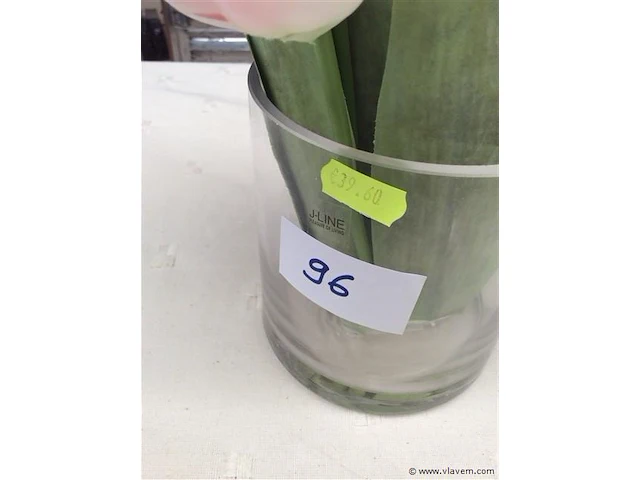 Vaas met bloemen - afbeelding 2 van  2
