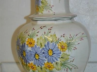 Vaas met deksel h=40cm (bloemenmotief) 1892 - afbeelding 2 van  3