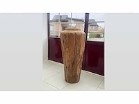 Vaas teak 100cm - afbeelding 1 van  1