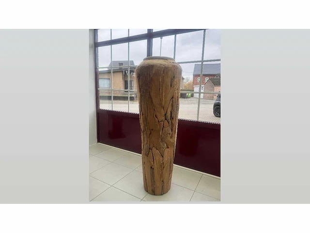 Vaas teak h150cm - afbeelding 1 van  1