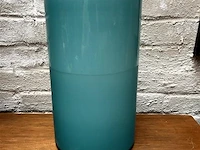Vaas turquoise glas h:25cm - afbeelding 1 van  1