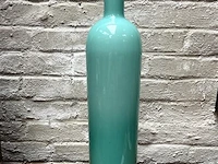 Vaas turquoise glas h:45cm - afbeelding 1 van  1