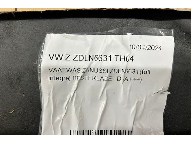 Vaatwas zanussi - afbeelding 2 van  10