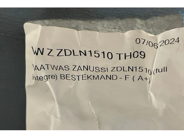 Vaatwas zanussi - afbeelding 8 van  8