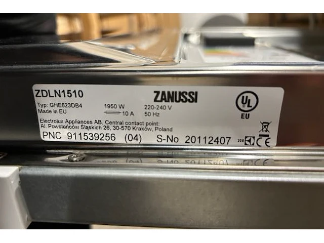 Vaatwas zanussi - afbeelding 7 van  8