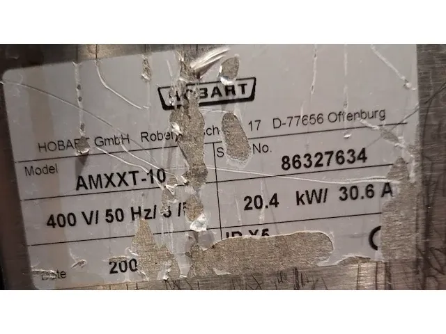 Vaatwasmachine hobart - afbeelding 2 van  5