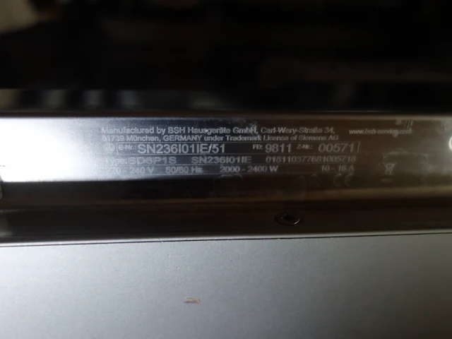 Vaatwasmachine siemens - afbeelding 3 van  3