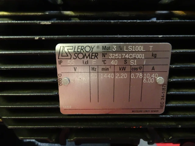 Vacuum pump alcatel - afbeelding 4 van  5