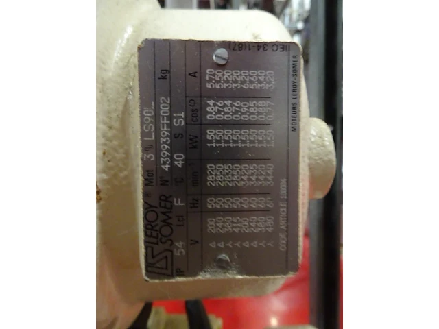 Vacuum pump alcatel - afbeelding 5 van  6