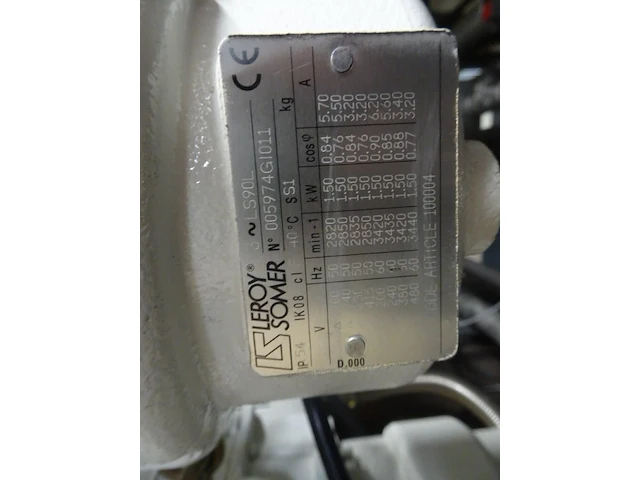 Vacuum pump alcatel - afbeelding 6 van  8
