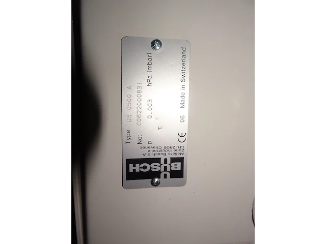 Vacuum pump busch - afbeelding 7 van  7