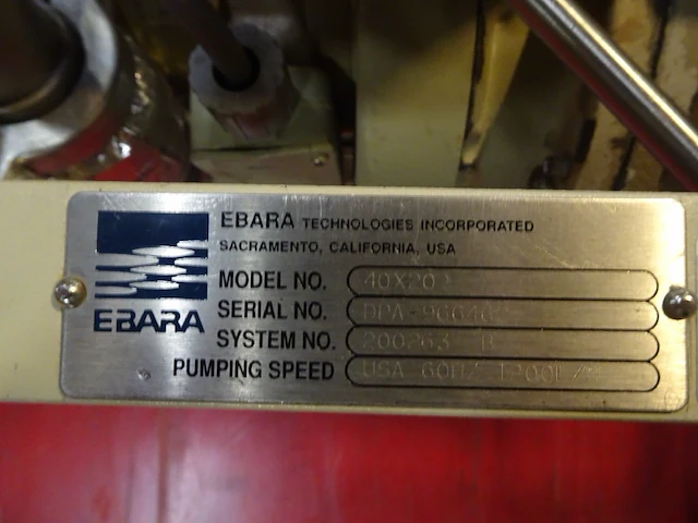 Vacuum pump ebara - afbeelding 4 van  6