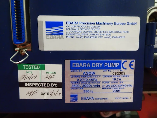 Vacuum pump ebara - afbeelding 2 van  4