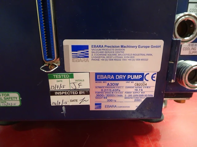 Vacuum pump ebara - afbeelding 3 van  8