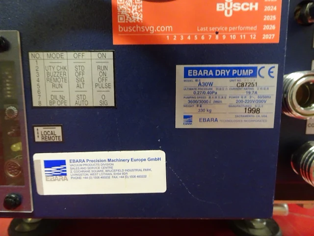 Vacuum pump ebara - afbeelding 2 van  9